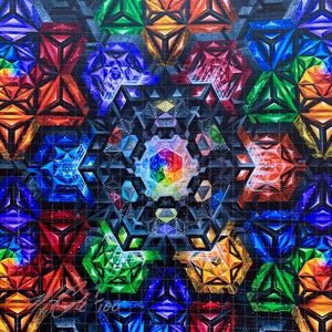 Prismatica Blotter Art by Mechmaster Mike