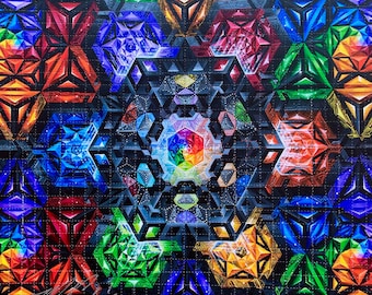 Prismatica Blotter Art by Mechmaster Mike
