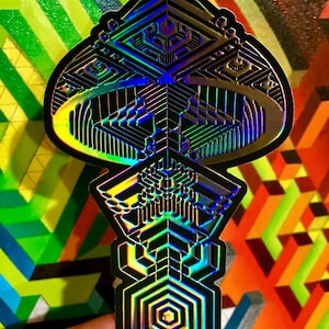 Holographic Teacher Sticker