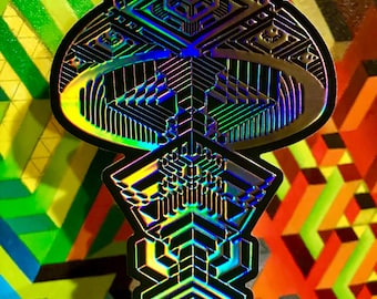 Holographic Teacher Sticker