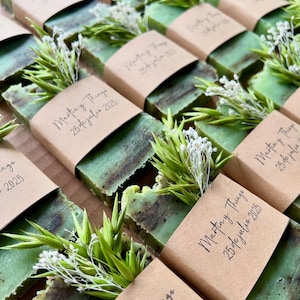 Wedding Soap Favors for Guests, Handmade Soap Favors. Bridal Shower Soap favors
