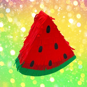 Bastelset Mini Pinata Melone, Kinder, DIY, Überraschung, Bastelbox, Sommer