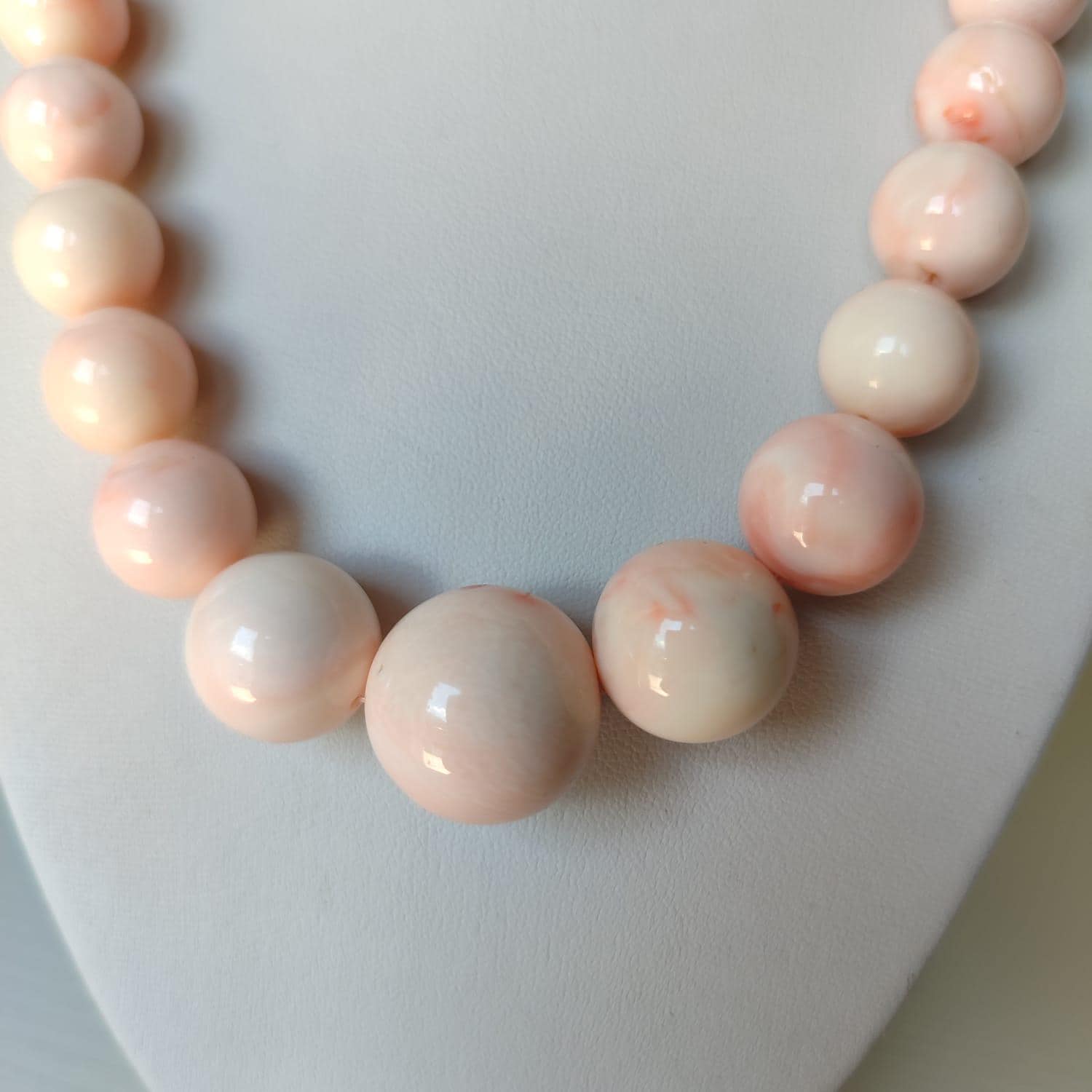 20 Perles En Nacre Naturelle - Palets 10mm Rose Clair Irisé - Lot Pour Création Bijoux