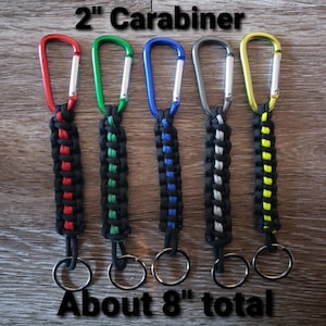Thin Line Paracord Keychain