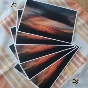 Postkarten Sonnenuntergang