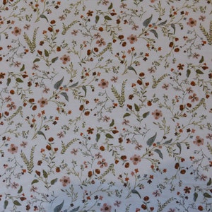 Baumwolljersey Digitaldruck Millefleurs Meterware