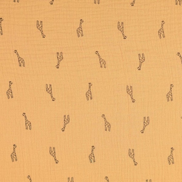 Double Gauze Giraffe beige