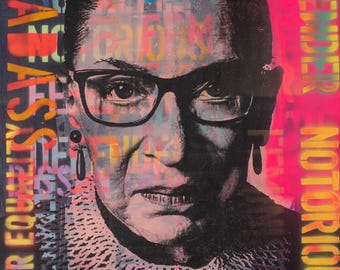 Rbg Ruth Bader Ginsburg Pop Art Painting