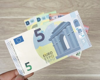 Set of DUMMY Notes // budget envelope system (cuts from 5 to 200 euros)