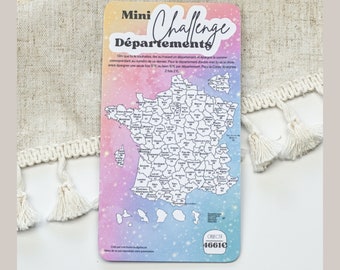 Mini Challenge A6 des départements (défi enveloppes budget) // Epargne 4661 euros - Thème RAINBOW