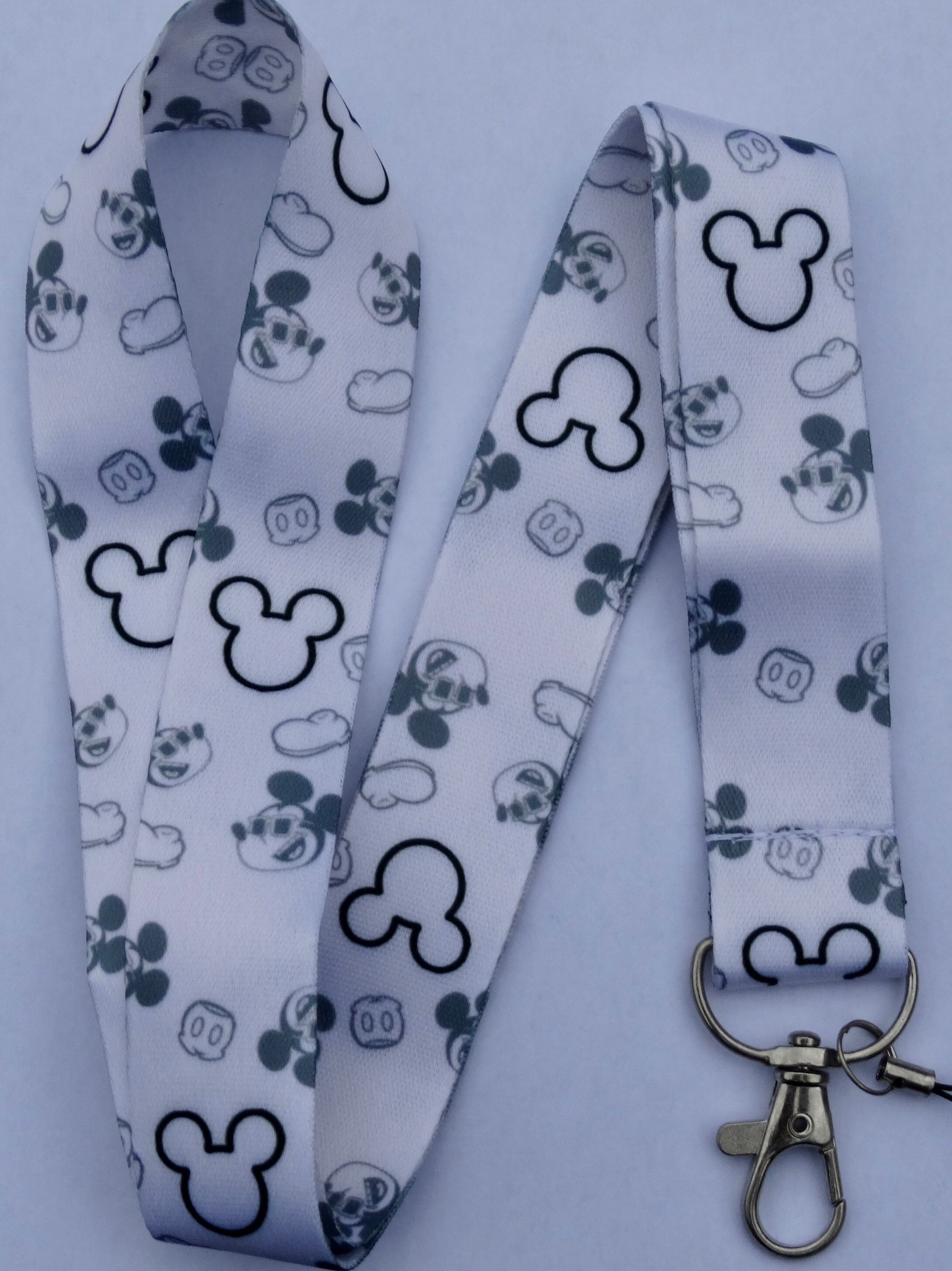 Mickey Mouse Lanyard & Landscape Badge Holder - Etsy