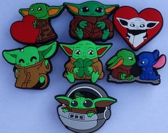 Baby Yoda Grogu Shoe Charms