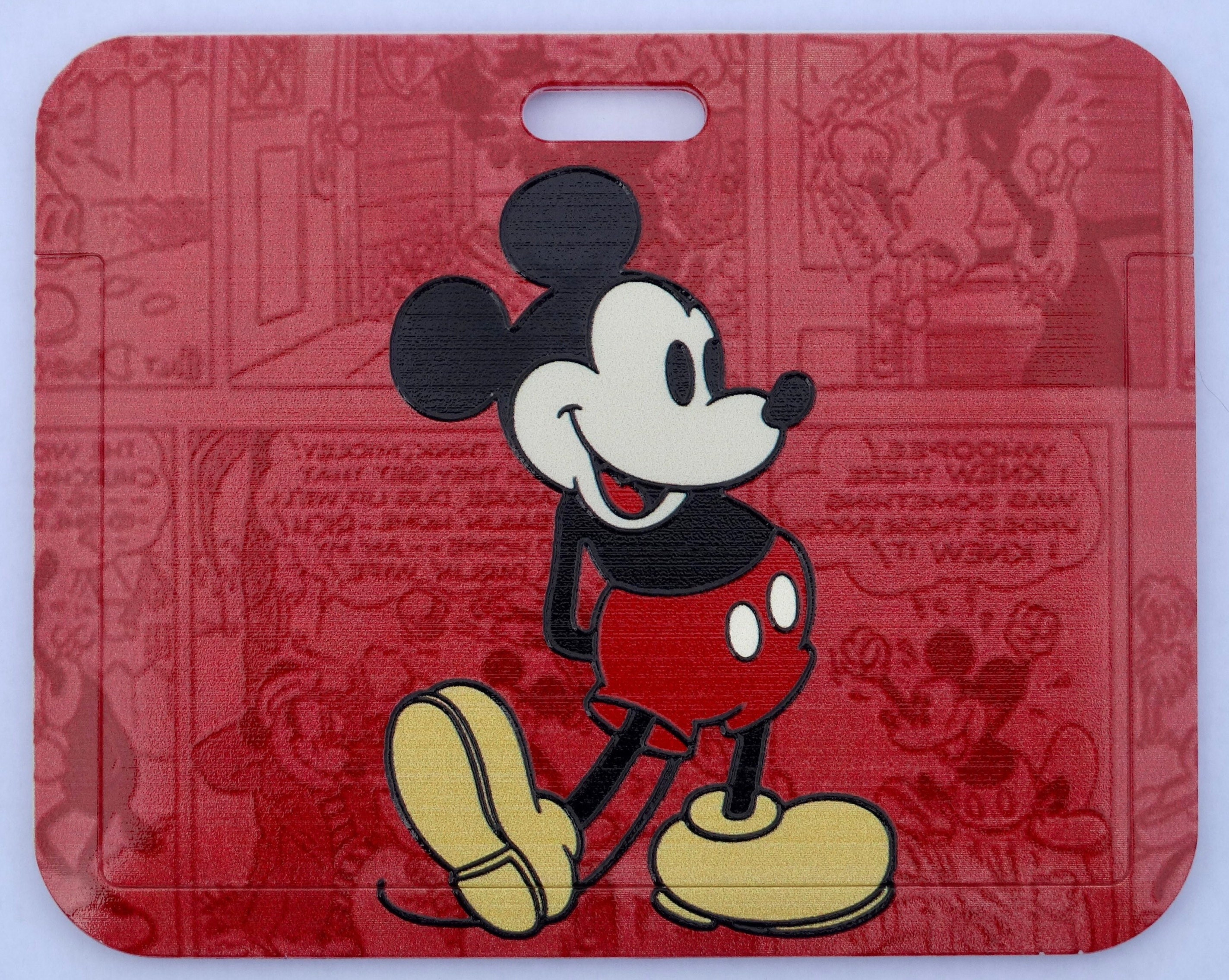 Mickey Mouse Lanyard & Landscape Badge Holder - Etsy