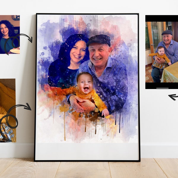 Painting of Deceased Loved One Etsy