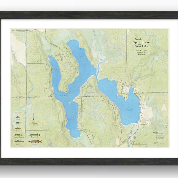 North Spirit Lake Wi Etsy