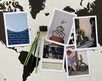 Juego de 5 postales premium de Hamburgo con fotografías coloridas | Fotografía callejera y arte | Tarjetas de felicitación | ideas de regalos