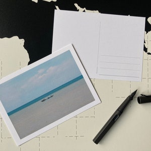 Carte postale Sri Lanka Ocean Photography 7x5" | Carte de vœux de vacances exotiques Souvenir de plage de mer | Souvenir de voyage dans le monde Cadeau Amis Décoration
