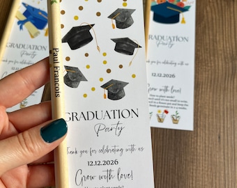 Personalized Congratulations Gifts – Eco-Friendly Seed Pencils