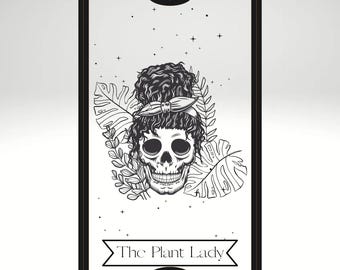 Plant Lady Tarot Card PNG: Cricut Cut File (Digital Download)