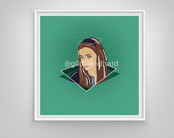 Rory Gilmore Girl Printable Poster - Digital Download
