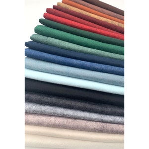 20 Sheets &quot;Winter Wonderland&quot; Merino Wool Blend Felt // Holiday Felt // Multiple sizes available // Winter Felt // Fall Crafts // Felt