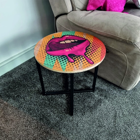 High Quality Print Unique Pop Art Coffee / Side Table - Etsy