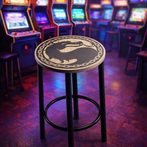 Mortal Kombat Scorpion MK Mortal Kombat Arcade / 1UP Stool