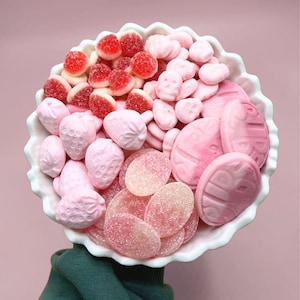 Pink Swedish Candy Mix | Strawberry Raspberry Flavors (1/2 lbs)