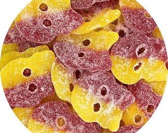 BUBS Skull Sour Strawberry & Lemon Tangy Candy - Swedish Candy - Pick and Mix