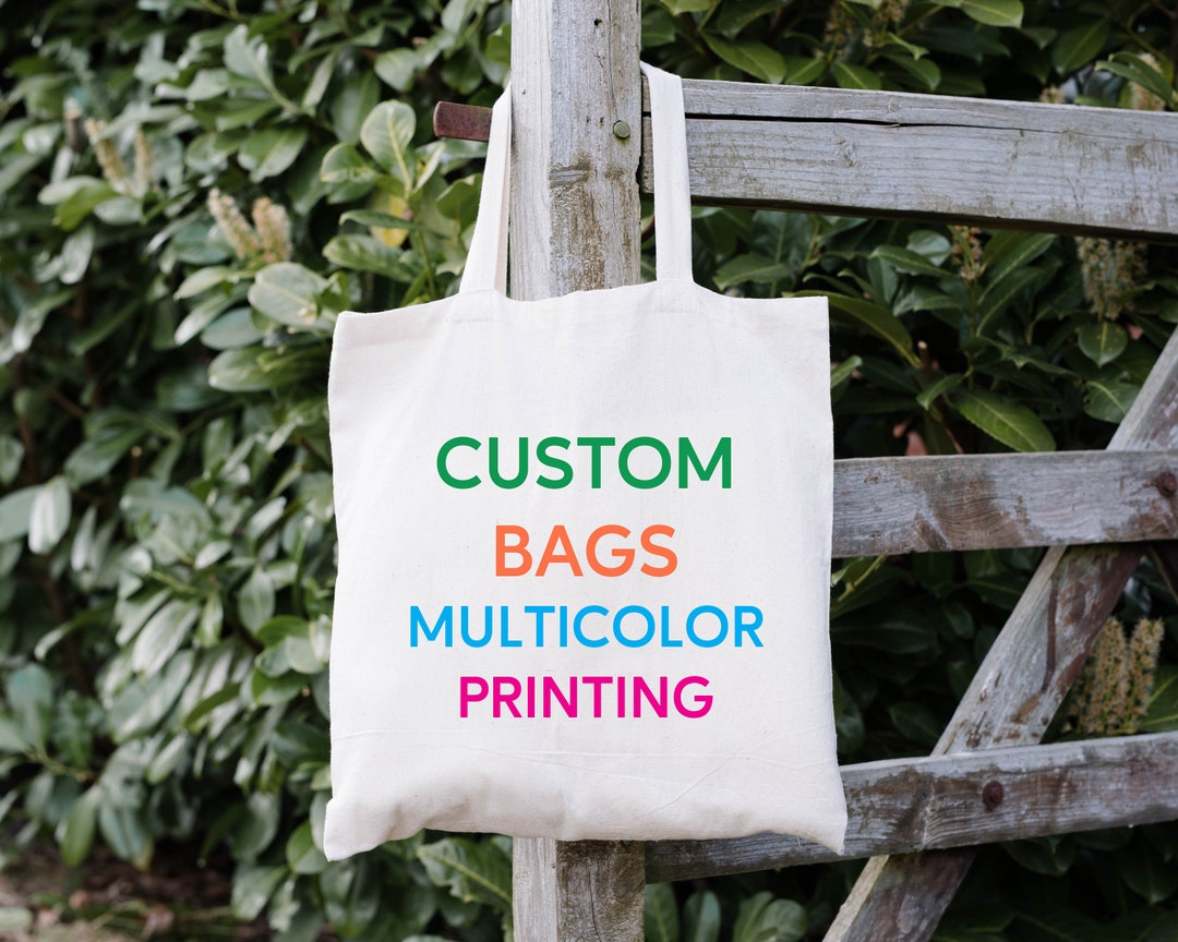 Custom Tote Bag in Bulk Company Logo Tote Custom Canvas Tote - Etsy