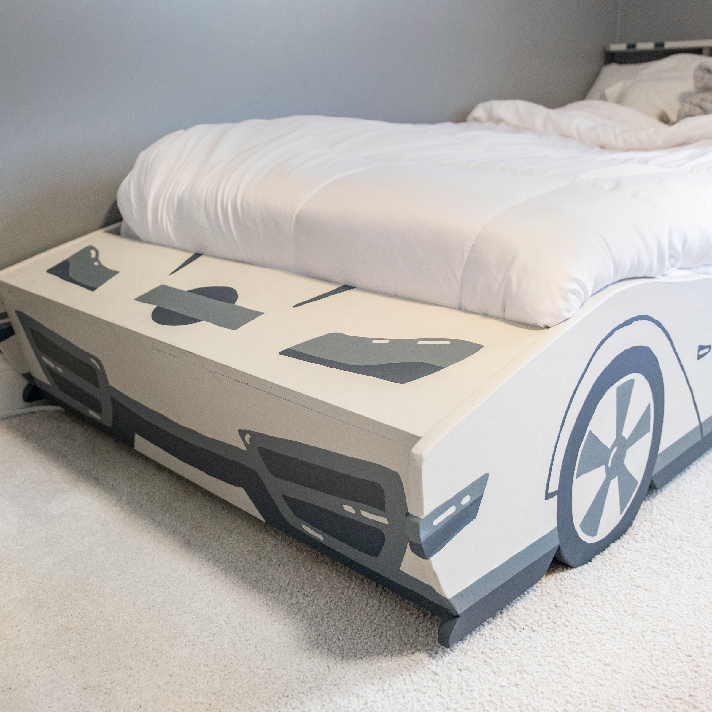 DIY Race Car Bed Building Plan DIGITAL DOWNLOAD Etsy