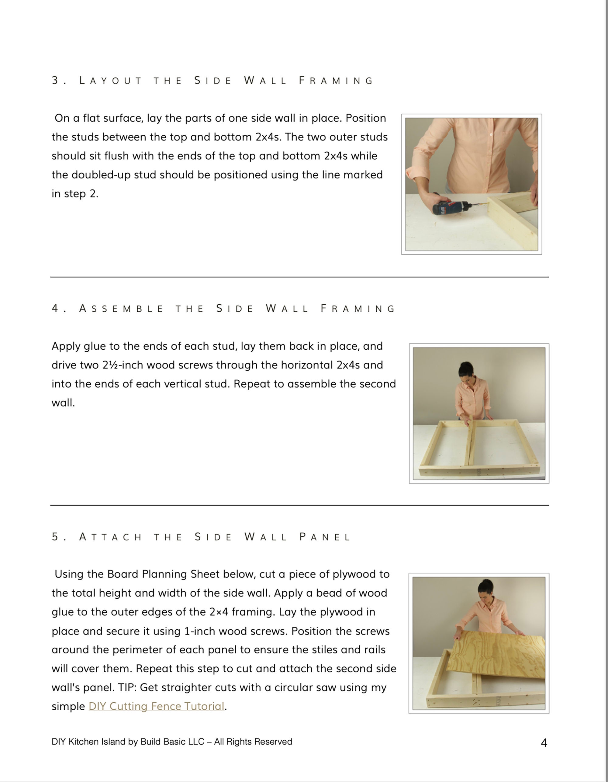 DIY Kitchen Island Building Plans DIGITAL DOWNLOAD - Etsy