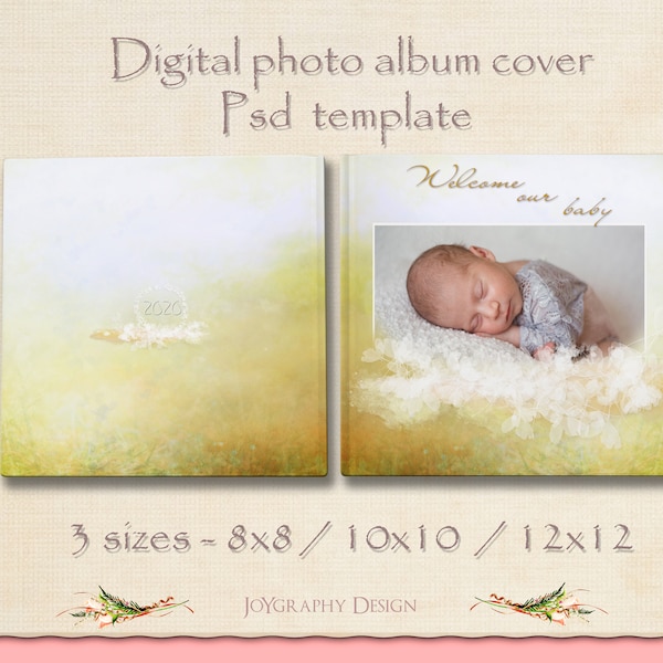 Baby Album Template Etsy