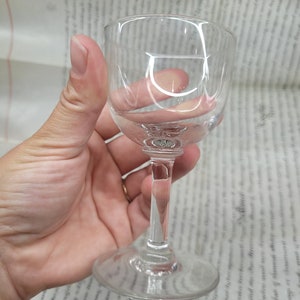 Antique hand Blown Wine, liquor Glass