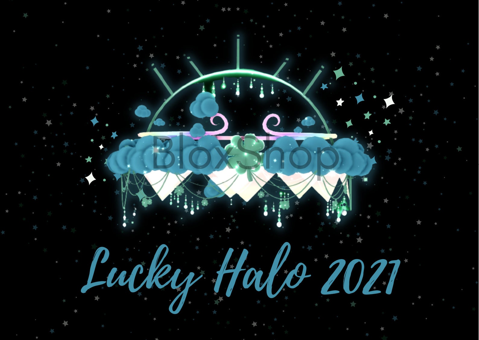 Lucky Halo 2021 PNG Printable Postcard With Freebie Etsy Australia