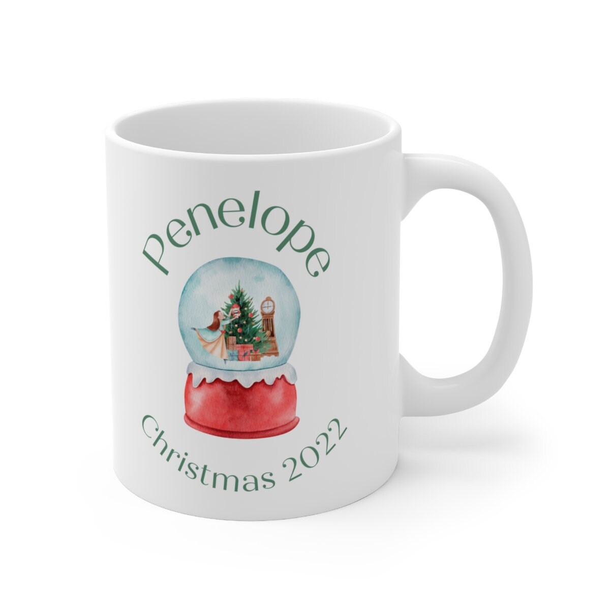 Personalised Christmas Nutcracker Initial Mug For Kids - Trends Bedding