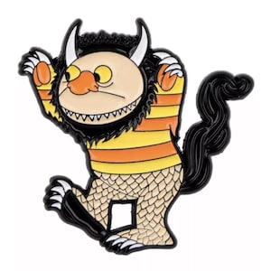 Where The Wild Things Are Retro Metal Enamel Pin Badge Monster badge Carol Gift