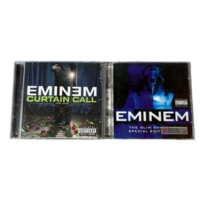 Eminem CD-paket – Curtain Call The Hits & Slim Shady LP Special Edition – Klassiska hiphop-album från 2000-talet