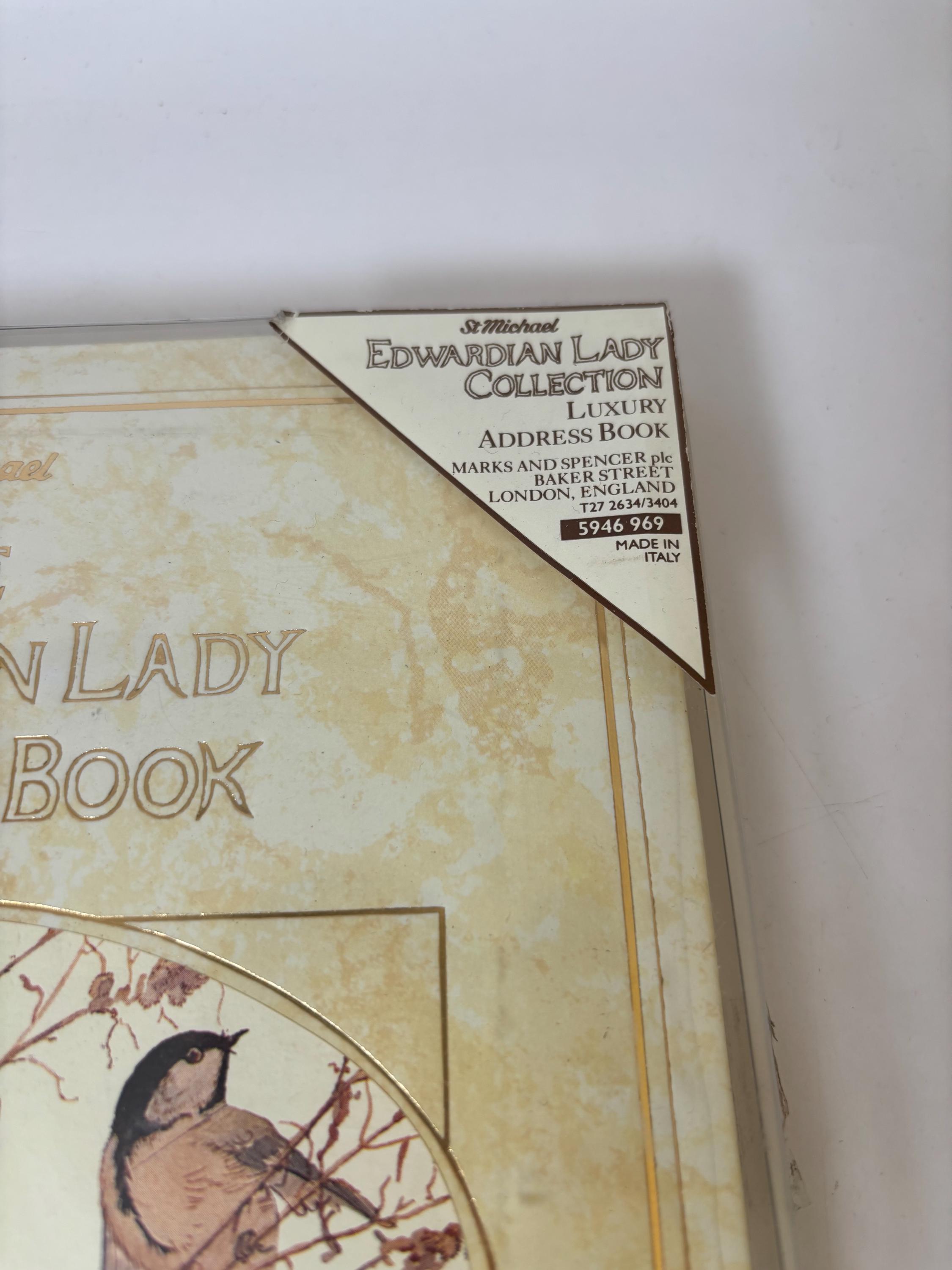 Vintage St Michael Edwardian Lady Address Book M&S Birds Notebook ...