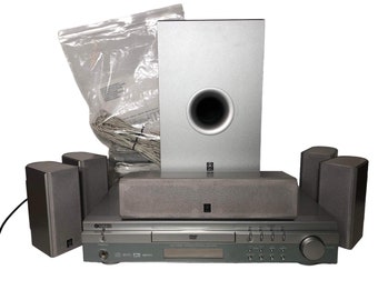 Yamaha DVR-S60 DVD Home Theater System W Remote and 5.1 Speakers Subwoofer Manua