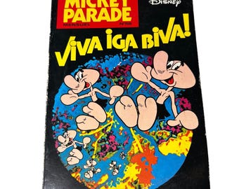 Walt Disney Mickey Parade French Comic Book Number 58 1984 Collectable Retro