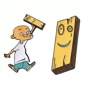 Ed Edd N Eddy Pin Jonny and Plank Rare Cartoon Anime Gift Enamel Pin Badge 2pcs