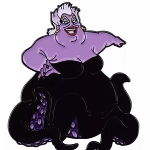 Little Mermaid Ursula Sea Creature Metal Enamel Pin Badge Ariel Brooch Gift