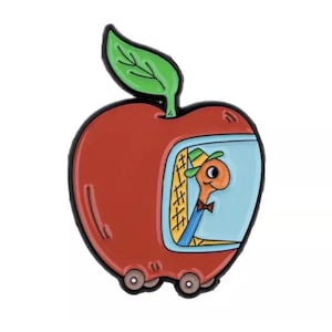 Richard Scarry Enamel Pin Badge - Lowly Worm Retro Cartoon Metal Enamel Pin Gift