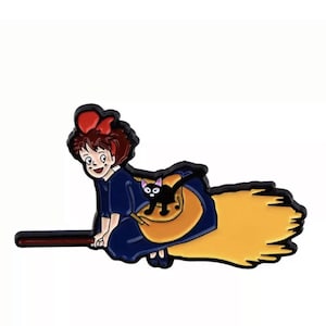 Kiki's Delivery Service Kiki the Witch and Jiji the Cat Enamel