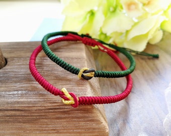 Minimalist boho bracelets,Macrame Braided bracelets,Handmade gift,Gift for Her,Tibetan Buddhist,Yoga Meditation,Friendship bracelets