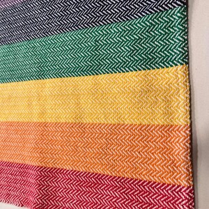 2025 Rainbow/Pride Handwoven 100% Cotton Kitchen /Hand Towels bild 4