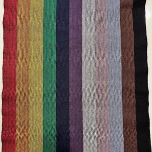 2025 Rainbow/Pride Handwoven 100% Cotton Kitchen /Hand Towels Kitchen/Hand - Black