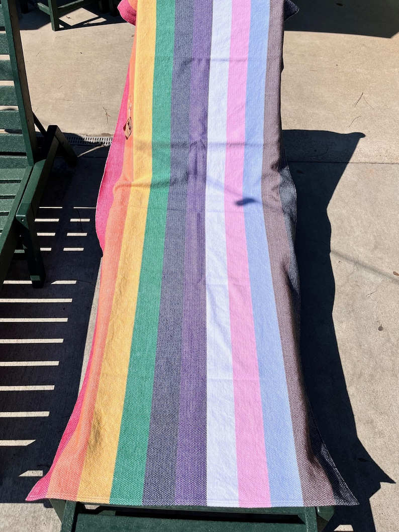 2025 Rainbow/Pride Handwoven 100% Cotton Kitchen /Hand Towels bild 10