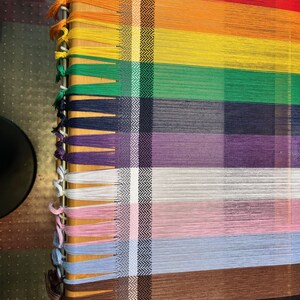 2025 Rainbow/Pride Handwoven 100% Cotton Kitchen /Hand Towels bild 7